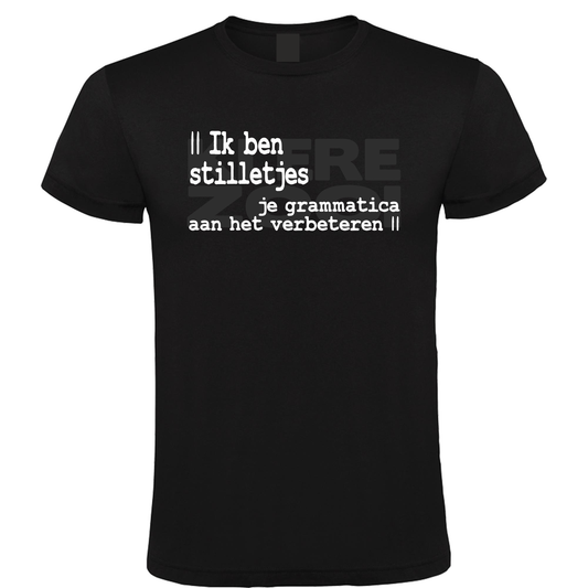 Grammatica - Heren T-Shirt / S