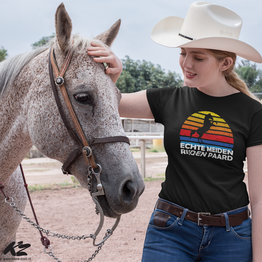 Echte Meiden Rijden Paard