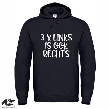 3x Links is Ook Rechts