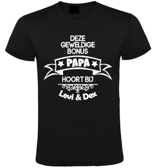 Geweldige Bonuspapa - Heren T-Shirt / S