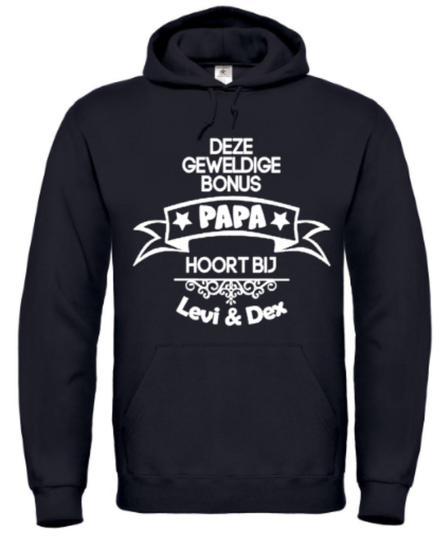 Geweldige Bonuspapa - Hoodie / S