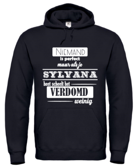 Niemand Is Perfect... (Dames) - Hoodie / S