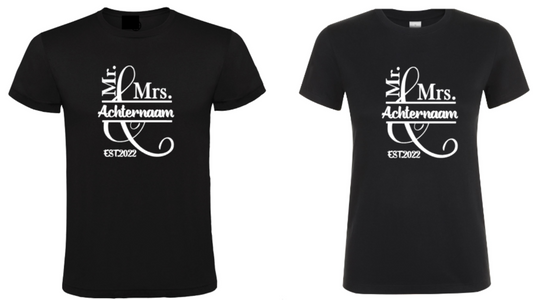 Trouwen (Set van 2) - 2x T-Shirts